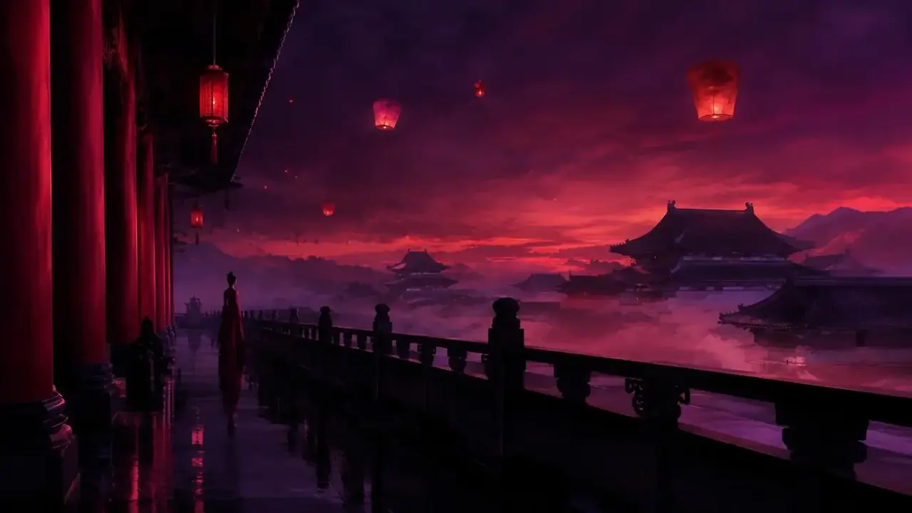 重生之王妃在上主视觉，穿越重生题材短剧海报